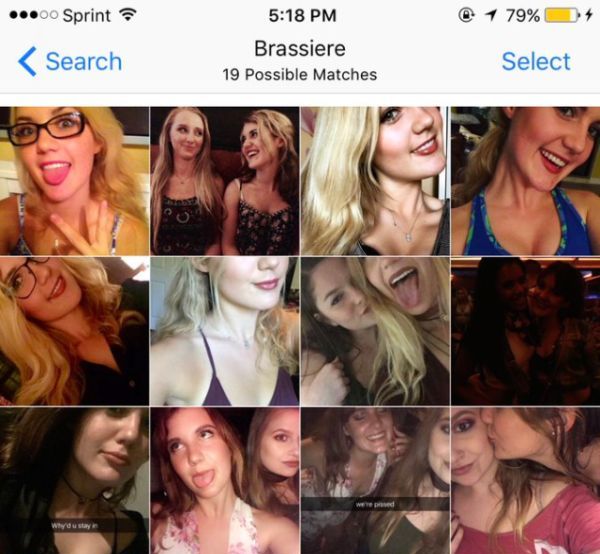 Оказалось, что iPhone умеет определять и сортировать интимные снимки (3 фото)