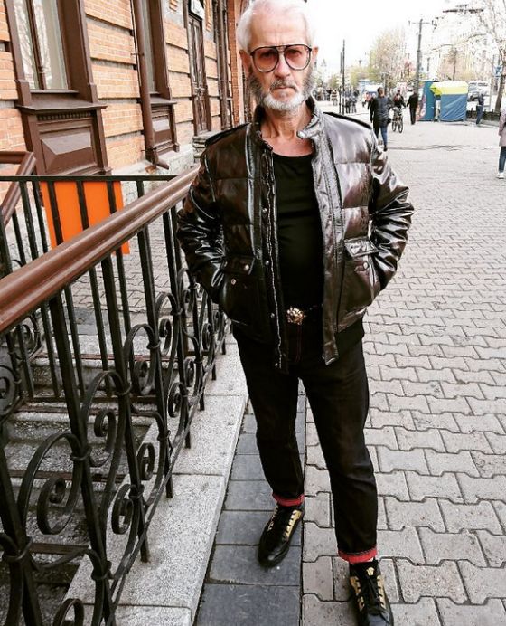 Борис Дунаевский - самый стильный пенсионер Хабаровска (16 фото)