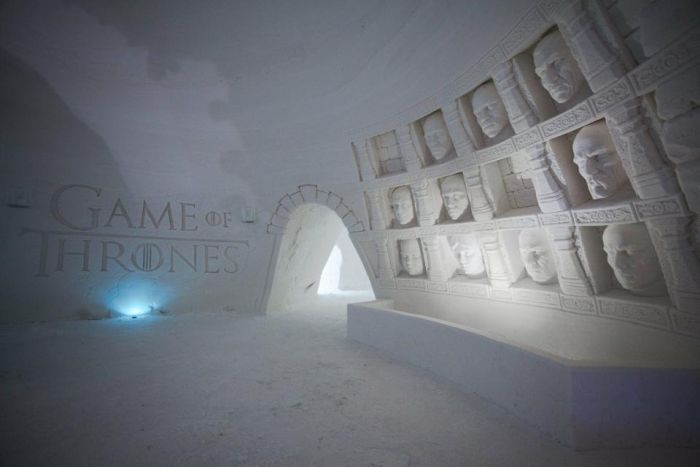 В Финляндии появился ледяной отель по мотивам сериала «Игра престолов» (7 фото)