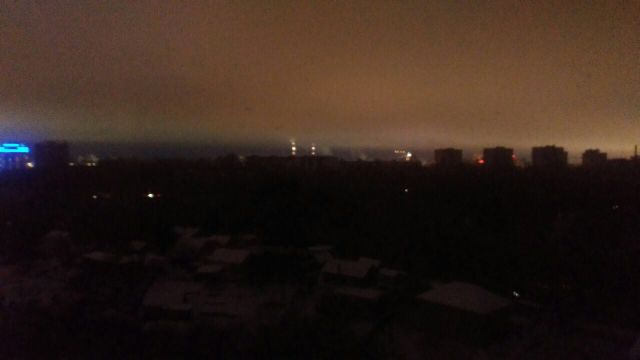 Массовое отключение электроэнергии в Казани (10 фото)