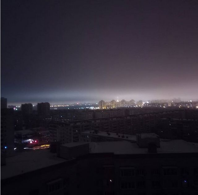 Массовое отключение электроэнергии в Казани (10 фото)