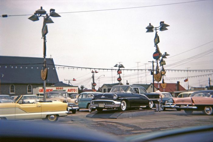 Америка 50-х годов в цветных фото (48 фото)