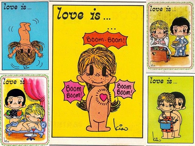 История появления комиксов "Love is..." и жизненный путь их создателей (9 фото)