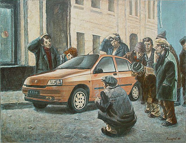 Советский быт глазами художника Василия Колотева (22 рисунка)