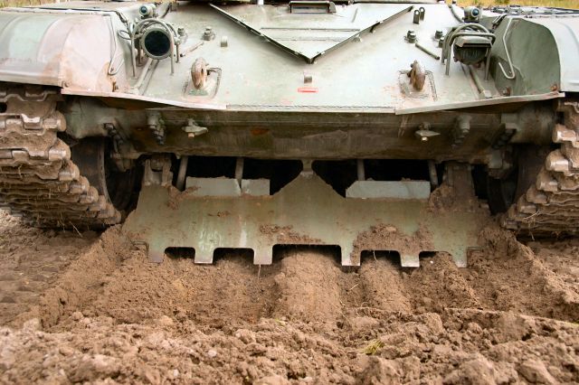Копательный ковш — дополнительная фича для танка (3 фото)