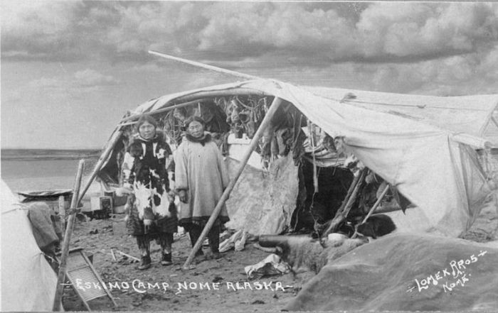 Фотоотчет из 1900-х гг. - эскимосы Аляски (35 фото)