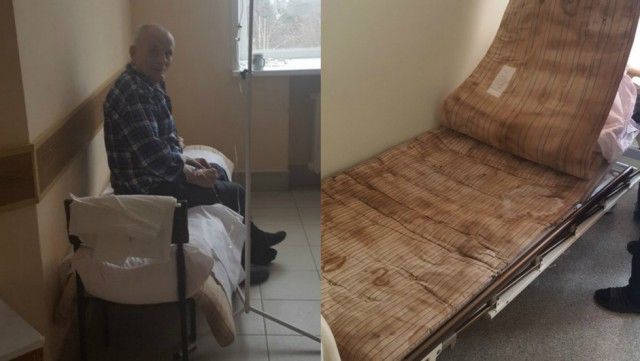 В Пермском крае в лечебнице не хватило койки для пациента (4 фото)