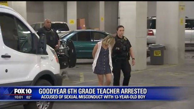 Американская учительница обвиняется в интимной связи с 13-летним школьником (6 фото)