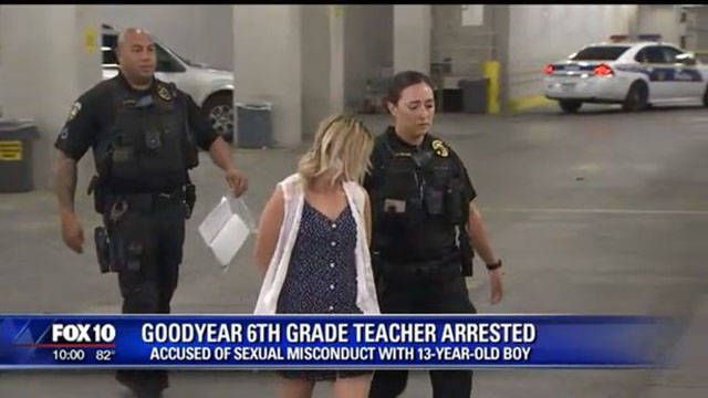 Американская учительница обвиняется в интимной связи с 13-летним школьником (6 фото)