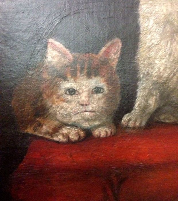 Коты на картинах художников средневековья (25 фото)