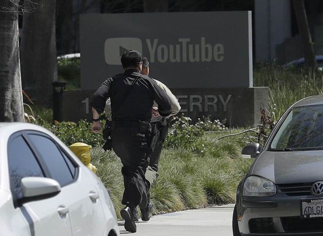 Стрельба в штаб-квартире YouTube в Калифорнии (18 фото + видео)