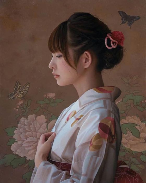 Гиперреалистичные портреты японского художника Ясутомо Ока (14 фото)