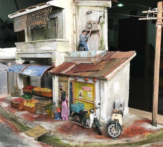 Потрясающие диорамы малазийского художника Эдди Путера (24 фото)
