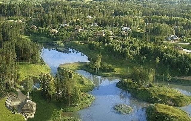 Аматциемс - современный эко-поселок в Латвии (8 фото)