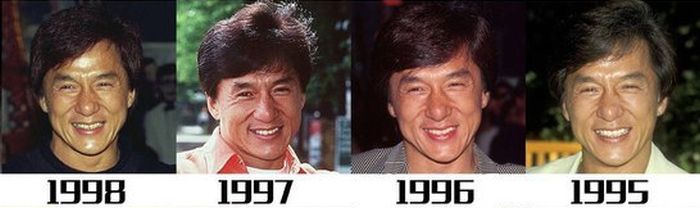 Как менялся с годами Джеки Чан (12 фото)