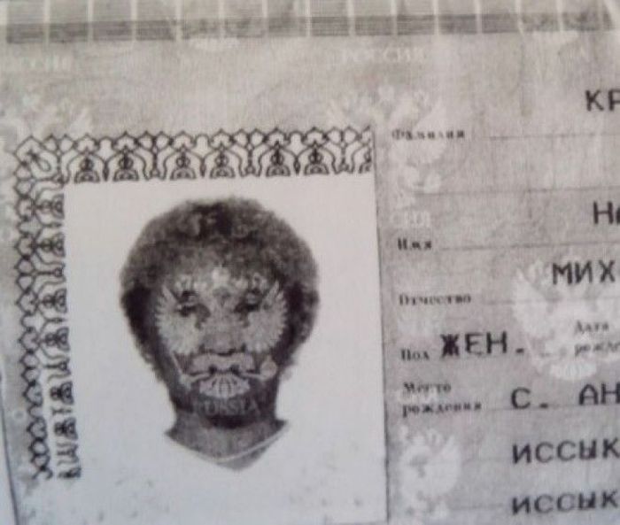 Жуткие фото в ксерокопиях паспортов (20 фото)