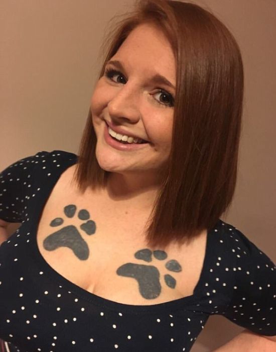 Девушка набила татуировку в память о своей собаке, но теперь она ее лишь раздражает (5 фото)