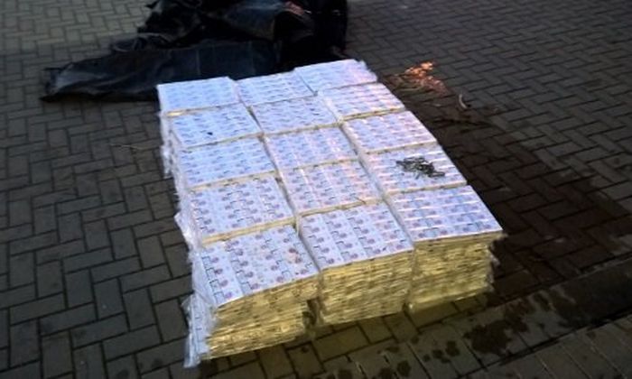 Неудачные попытки контрабанды сигарет на Белорусско-Польской границе (25 фото)