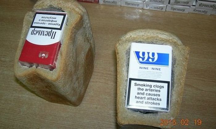 Неудачные попытки контрабанды сигарет на Белорусско-Польской границе (25 фото)