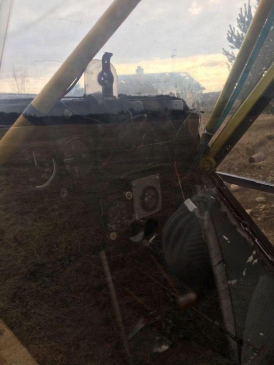 В Ленобласти разбился самодельный самолет (5 фото)