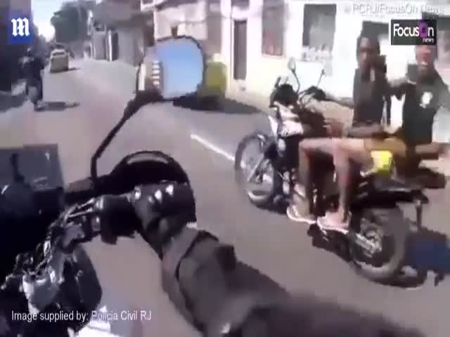 Дорожное ограбление в Бразилии