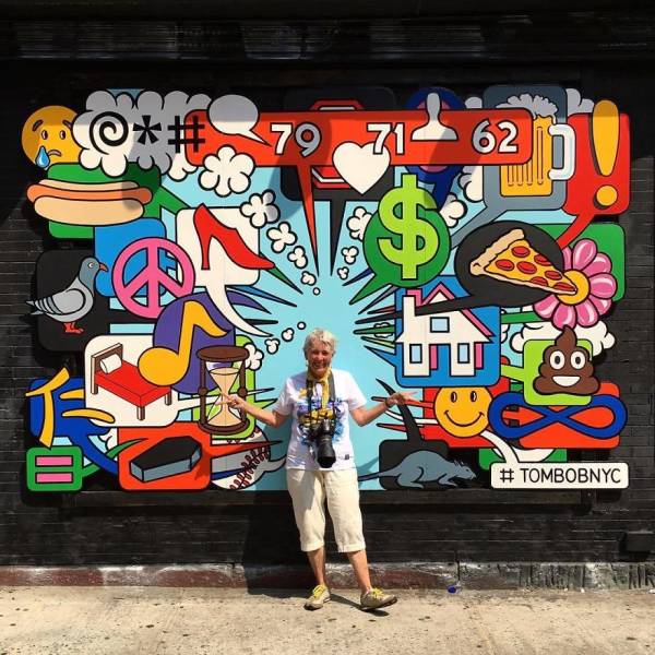 Яркие граффити на улицах Нью-Йорка (40 фото)