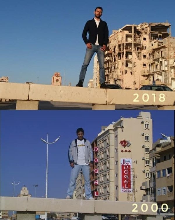Ливия 18 лет назад и сейчас (4 фото)