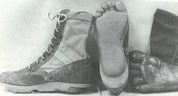 Особая обувь спецназа США во Вьетнаме (3 фото)