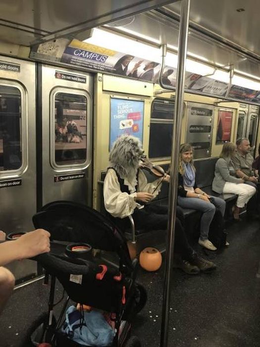 Странности в метро (43 фото)