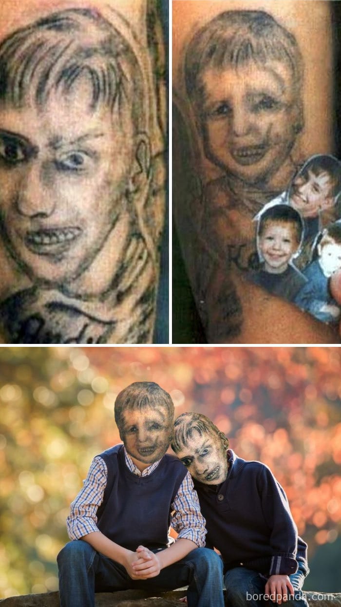Если бы татуировки соответствовали реальности (22 фото)