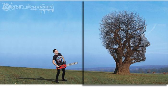 Российский фотошопер добавляет себя на обложки музыкальных альбомов (20 фото)
