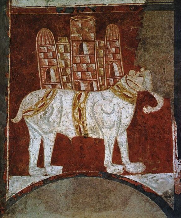 Как выглядел слон на средневековых рисунках (12 фото)