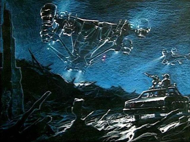 Каким должен был стать "Терминатор 2" по рисункам Джеймса Кэмерона (32 фото)