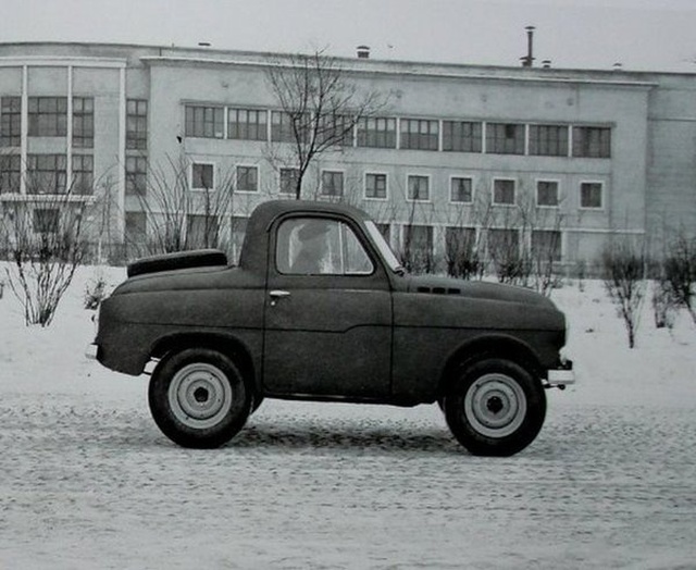 Необычный внедорожник 1950-х годов: М-73 "Украинец" (8 фото)