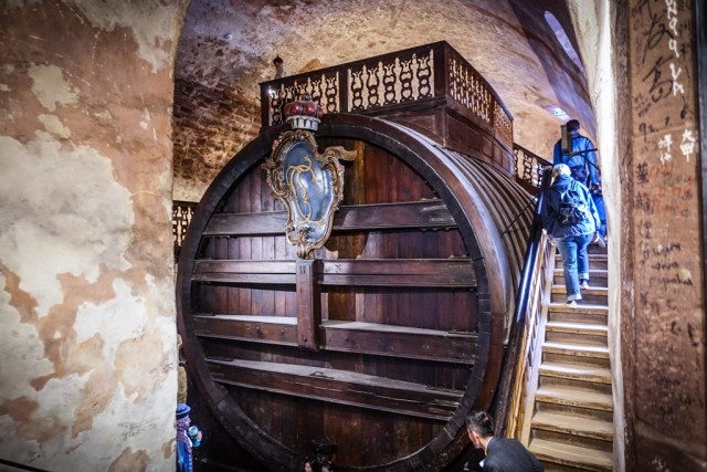 Самая большая в мире бочка для вина, построенная в 1751 году (6 фото)