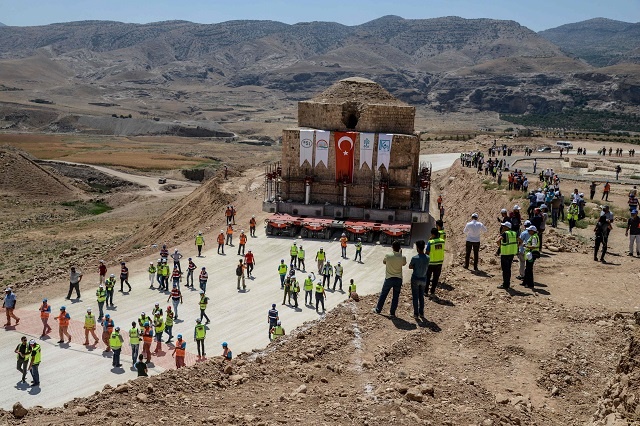 Спасение от затопления хамама Артуклу XIII века в Турции (7 фото)