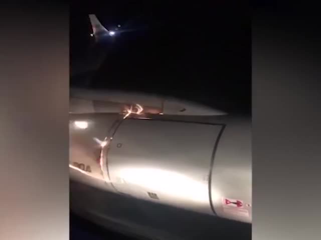 Видео, снятое пассажирами горящего самолета Ту-204 (2 видео)