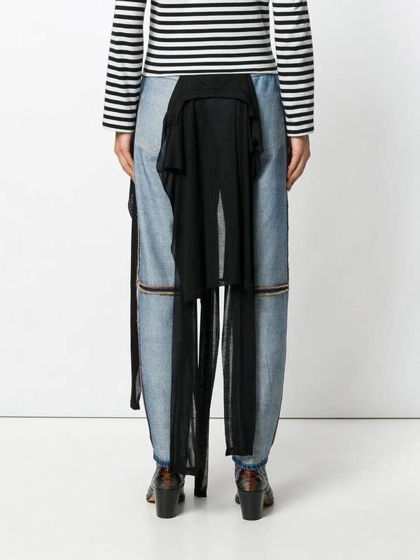 Новый тренд: вывернутые наизнанку джинсы (3 фото)