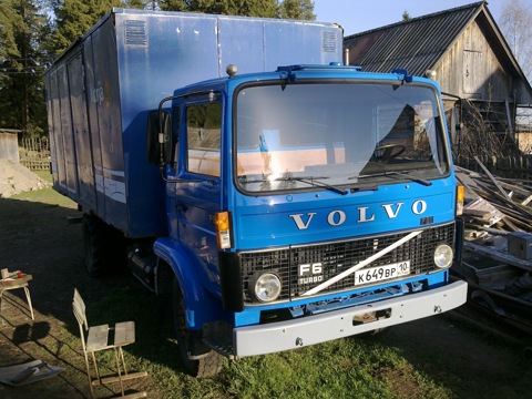 Восстановление старого грузовика Volvo F6 (58 фото)
