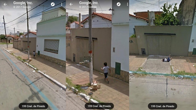 Странные кадры с сервиса Google Street View (30 фото)