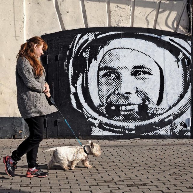 Необычные работы московского уличного художника Zoom (18 фото)