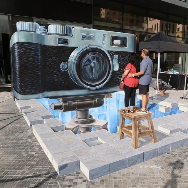 Невероятно реалистичные 3D-граффити (20 фото)