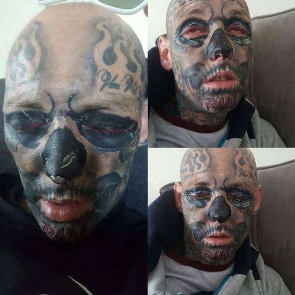 Парень потратил 36 тысяч долларов на татуировки (17 фото)