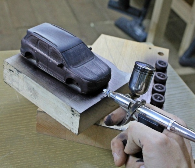Деревянная модель кроссовера Subaru своими руками (20 фото)