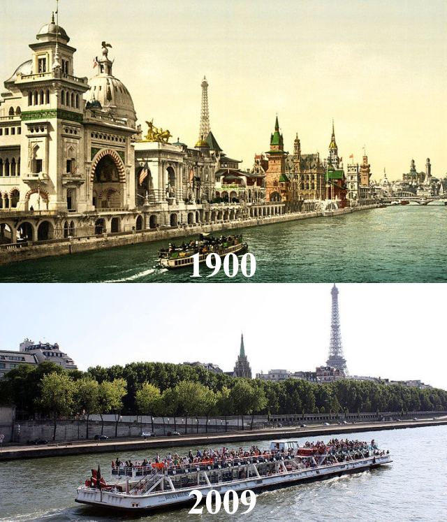 Hogyan alakultak a világ városai az évek során: akkor és most (13 fotó)