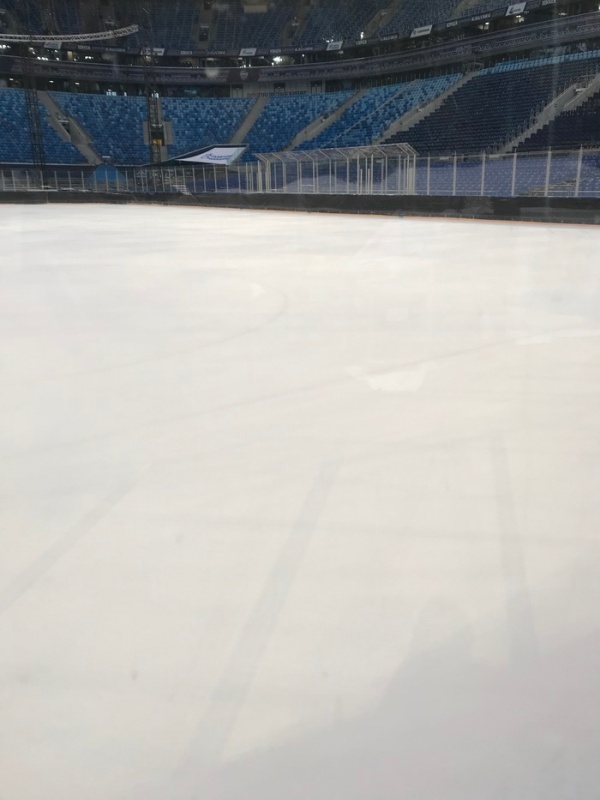 Обратная сторона "Газпром Арены": как создается ледовый стадион (24 фото)