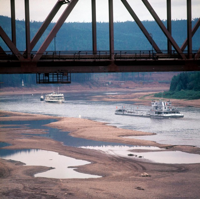 Река Лена в 1970-е годы в объективе Марка Редькина (35 фото)