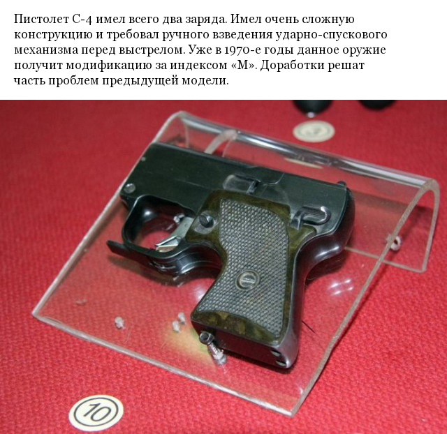 Уникальное оружие КГБ СССР С-4, созданное для агентов разведки (5 фото)