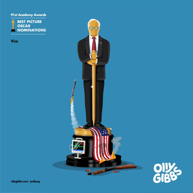 Креативные статуэтки "Оскара" за 2019 год (9 фото)