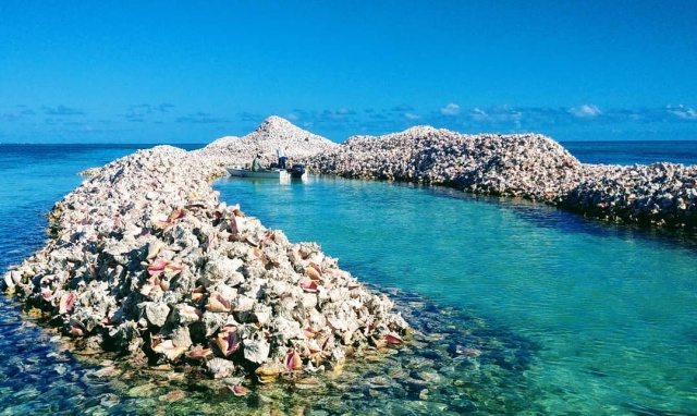 Необычный остров в Карибском море (11 фото)